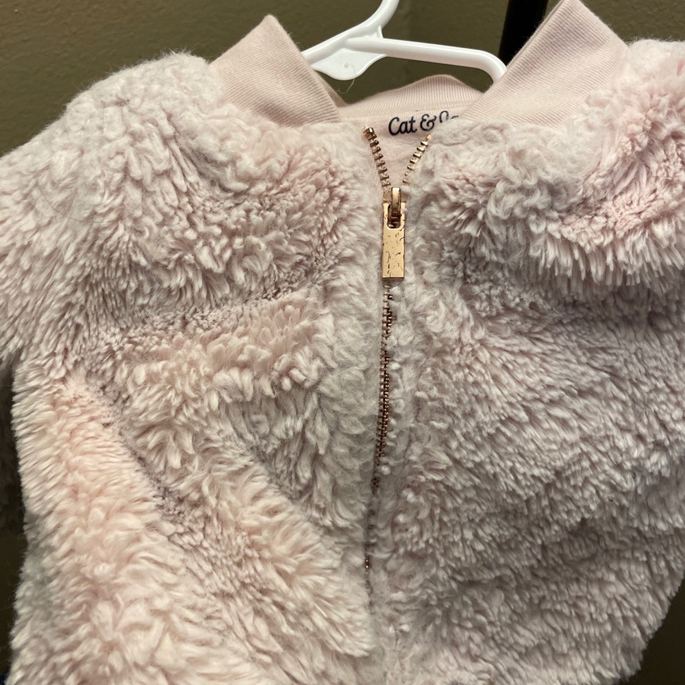 12 month pink cat & jack puffer jacket